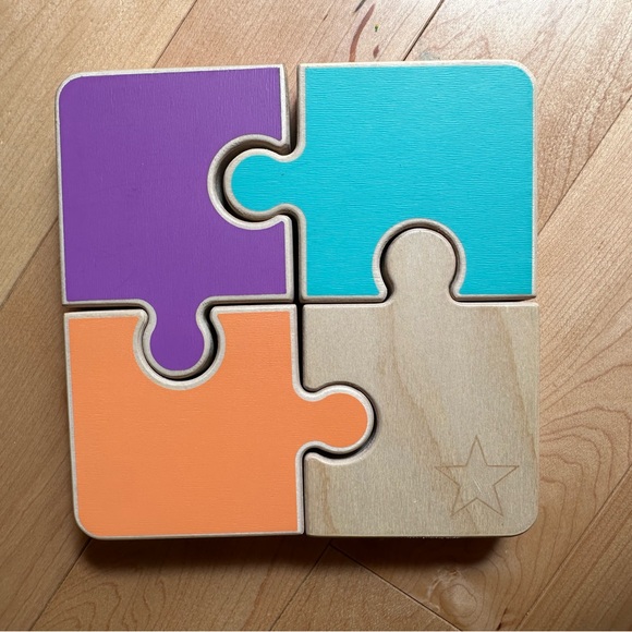 LOVEVERY Chunky Wooden Jigsaw Puzzle - Picture 2 of 2